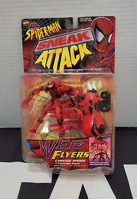 Carnage Spider Web Flyers Sneak Attack MARVEL COMICS Legends Toy Biz NEW • $38.97