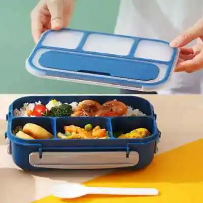 1L Bento Lunch Box Food Storage Container With 4 Compartment For Adults Kids US • $11.99