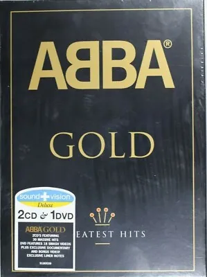 ABBA ‎– Gold - Greatest Hits -CD+DVD - Region 0 - New Sealed - Tracking(D711) • $39.99