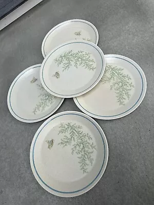 Temper-ware By Lenox Fancy Free Dinner Plates 10-1/4” Set Of 5 Vintage Beige • $44.10