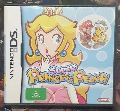Super Princess Peach (Nintendo DS 2006) PAL Complete - Free Postage • $99.95