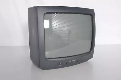 $99.99 • Buy Sharp 13  13G-M60 CRT TV Retro Gaming Coaxial Tested And Working No Remote Nice