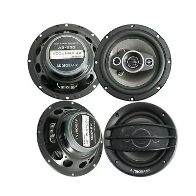 Audiobank 4X AB-630 800 Watts Power Handling 6.5-Inches 4-Way Car Audio Stere... • $77.99