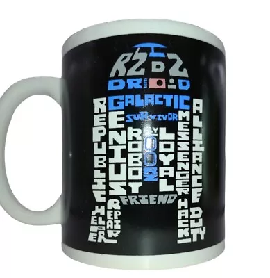R2D2 Droid Star Wars Galerie Mandalorian Ceramic Coffee Mug Cup Lucas Films • $14.44