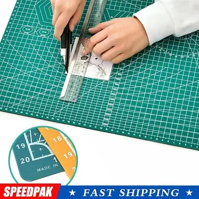A4 A5 Large Thick Self Healing Cutting Mat Double-Side Craft DIY F7C0 Art V3P8 • £3.94
