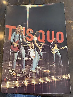 £40 • Buy Status Quo Tour Programme 1974 Down Down Era