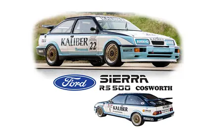 1:10 RC Clear Lexan Body Ford Sierra RS500 Cosworth  With Kaliber Livery • £43.13