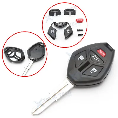 For Mitsubishi Galant Eclipse Lancer EVO 4 Buttons Remote Key Shell Fob • $8.97