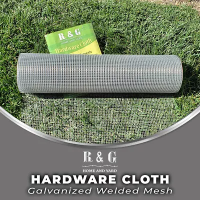 R & G Hardware Cloth Galvanized After Welded - 1/2 IN X 1/2 IN Opening 19 Gauge  • $39.99