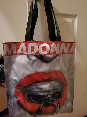 Madonna Vinyl PVC Concert Tote Bag -2015 Boy Toy Inc - • $10.99