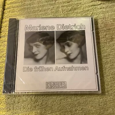 Marlene Dietrich - Die Fruhen Aufnahmen New Cd • $25.50