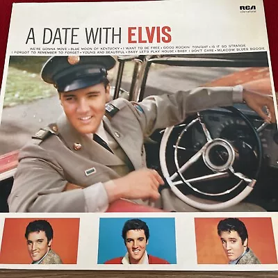 Elvis Presley LP A Date With Elvis (Green International) (RCA INTS-5032 UK) • $7.45