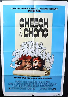 Still Smokin - 1983 Original One Sheet Poster. Cheech And Chong Marijuana • £57.78