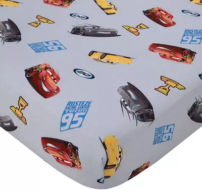 Disney Cars Fitted Crib Sheet 100% Soft Breathable Microfiber Baby Sheet... • $17.95