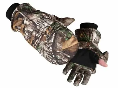 ! Mens 3M Pop Top RealTree Xtra Glomitts Thinsulate Insulated Gloves Camo Winter • $24.88