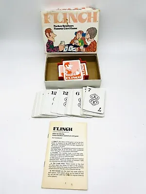 Vintage 1976 Flinch Famous Card Game Complete Original Box Parker Brothers • $11.25