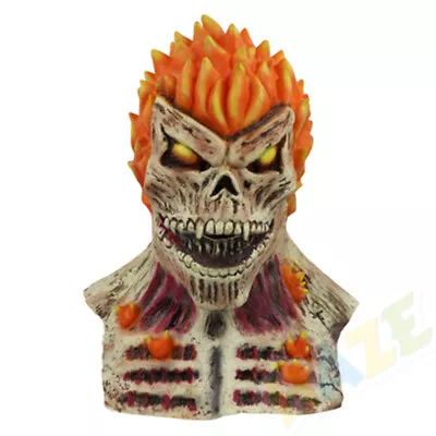 Ghost Rider Skull Mask Cosplay Prop Halloween Party Mask Fancy Dress New • $48.39