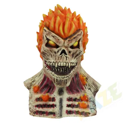 Ghost Rider Skull Mask Cosplay Prop Halloween Party Mask Fancy Dress Props • $49.23