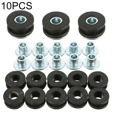 £7.90 • Buy Motorcycle Rubber Grommets Bolt For Honda Yamaha Suzuki Kawasaki Fairing 10pcs