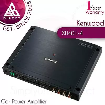 Kenwood XH401-4 X-Series 4-Channel Hi Resolution Power Amplifier│Class-D│75W│37A • £373.95