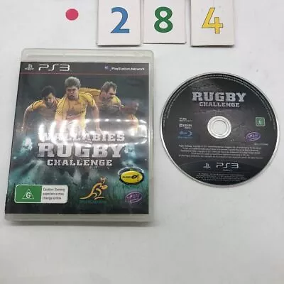 Wallabies Rugby Challenge PS3 Playstation 3 Game R284 • $4.95