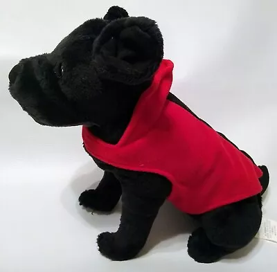 Martha Stewart Macy's Puppy Dog Plush Black Bulldog 12  Sitting Stuffed Animal • $27.95