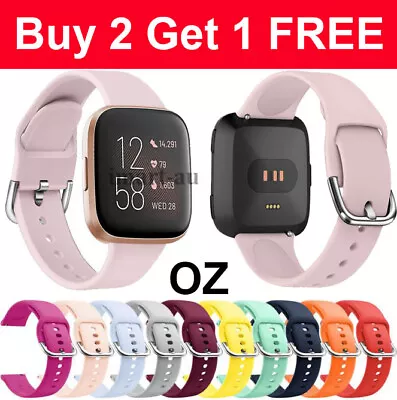 For Fitbit Versa 1 Versa 2 Lite Replacement Band Bands Straps Wristband Silicone • $3.59