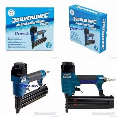 £42.46 • Buy New Silverline AIR BRAD NAILER Nail Gun Fires 18 Gauge Brad Nails 10-50mm DIY ✔