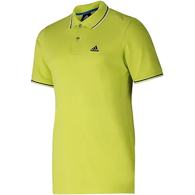 £15.99 • Buy Adidas Performance Essentials Polo Shirts Men's Short Sleeve Top T-Shirt Size-S