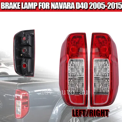 Pair Left+Right Tail Lights Rear Back Lamp For Nissan Navara D40 2005~2015 Ute • $97.99