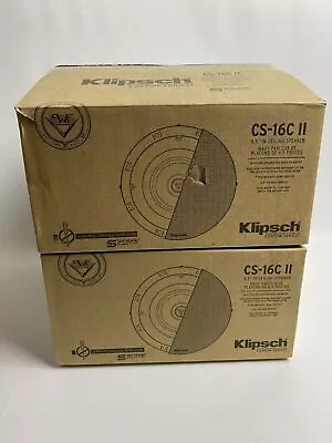 Klipsch CS-16C II - 6.5  In Ceiling Speakers - (2-pack) PAIR • $139.95