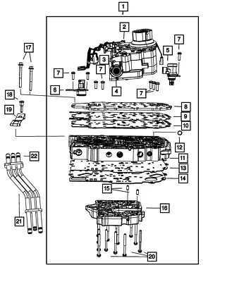 Genuine Mopar Transmission Solenoid Module 68371508AA • $276.18