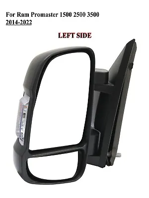 Driver Left Side Power Heated Mirror For 2010-2022 RAM Promaster 1500 2500 3500 • $98.99