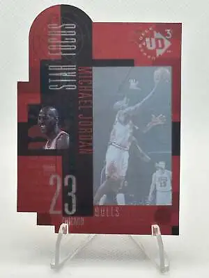 1997-98 Upper Deck UD3 #23 Michael Jordan (Star Focus Die Cut) • $39.99