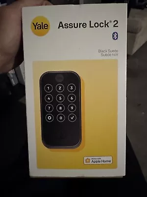 Yale Assure Lock 2 Touchscreen With Wi-Fi Lock - Black Suede (YRD420-WF1-BSP) • $102.50