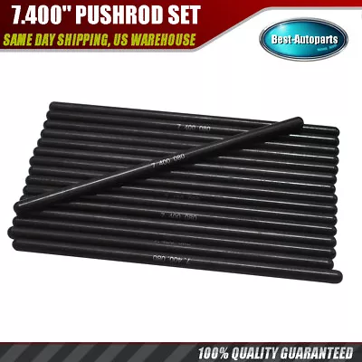 7.400  Pushrod Set LS Pushrods 5/16 Diameter Chromoly Push Rods For GM LS1 LS2 • $79.99