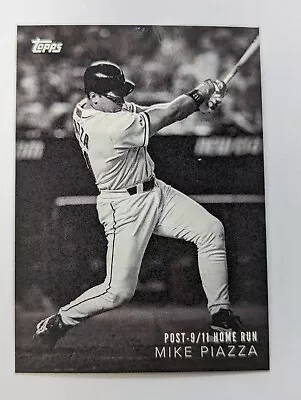 2018 Topps On Demand Black & White #HM-4 Historical Moments Mike Piazza 9/11 HR • $7.64
