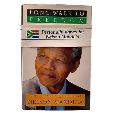 Long Walk To Freedom Rugby World Cup 1995 Edition Signed By Nelson Mandela • $1799.10