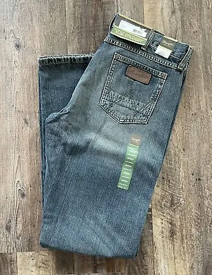 Wrangler Retro Men's Dark Knight Wash Slim Straight Jeans - 88MWZDK 34x34 NWT! • $49.99