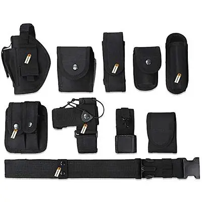 Multifunction Police Security Guard Military Tactical Duty Utility Waist Belt... • $36.33