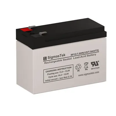 CyberPower CP625AVR UPS Replacement Battery By SigmasTek - 12V 7AH F2 • $19.48