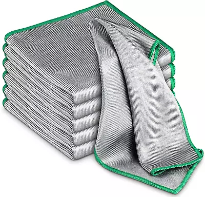 Glass Polishing Cloth Streak Free Miracle Cleaning Cloth Lint Free Microfiber Cl • $15.93