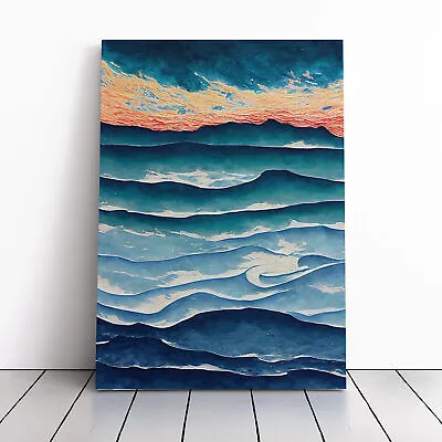 Unique Ocean Abstract Vol.3 Canvas Wall Art Print Framed Picture Home Decor • $31.05