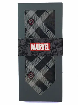 Captain America Men's Tie 100% Silk Marvel Comics Disney Brand New In Box • $49.95