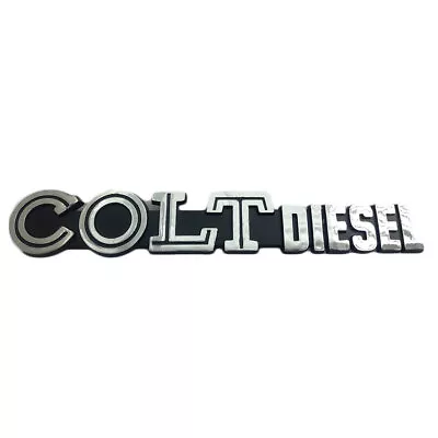 Mitsubishi Colt Diesel Emblem Logo Bagde Nameplate NOS • $28