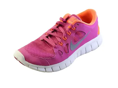 Nike Free 5.0 Youth Girls Size 4.5Y Kids Running Trainers Fusion Pink FREE S&H • £20.11