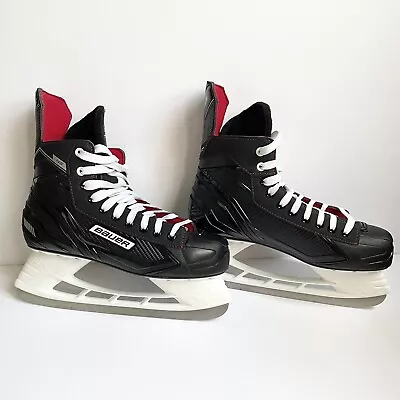 Bauer NS Ice Hockey Skates Men’s Senior Size 10 Tuuk Lightspeed Pro II Red • $69.90