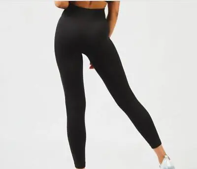 Womens High Waisted Cotton Leggings Full Length Excellent Qualit • £4.99