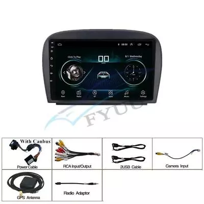 9  Car Navigation Radio Stereo Player 1+16G WiFi BT DAB OBD For Mercedes Benz SL • $172.25