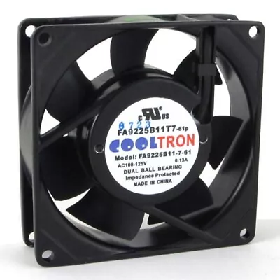 115V AC Cooltron Axial Fan 92mm X 25mm Low Speed • $19.99